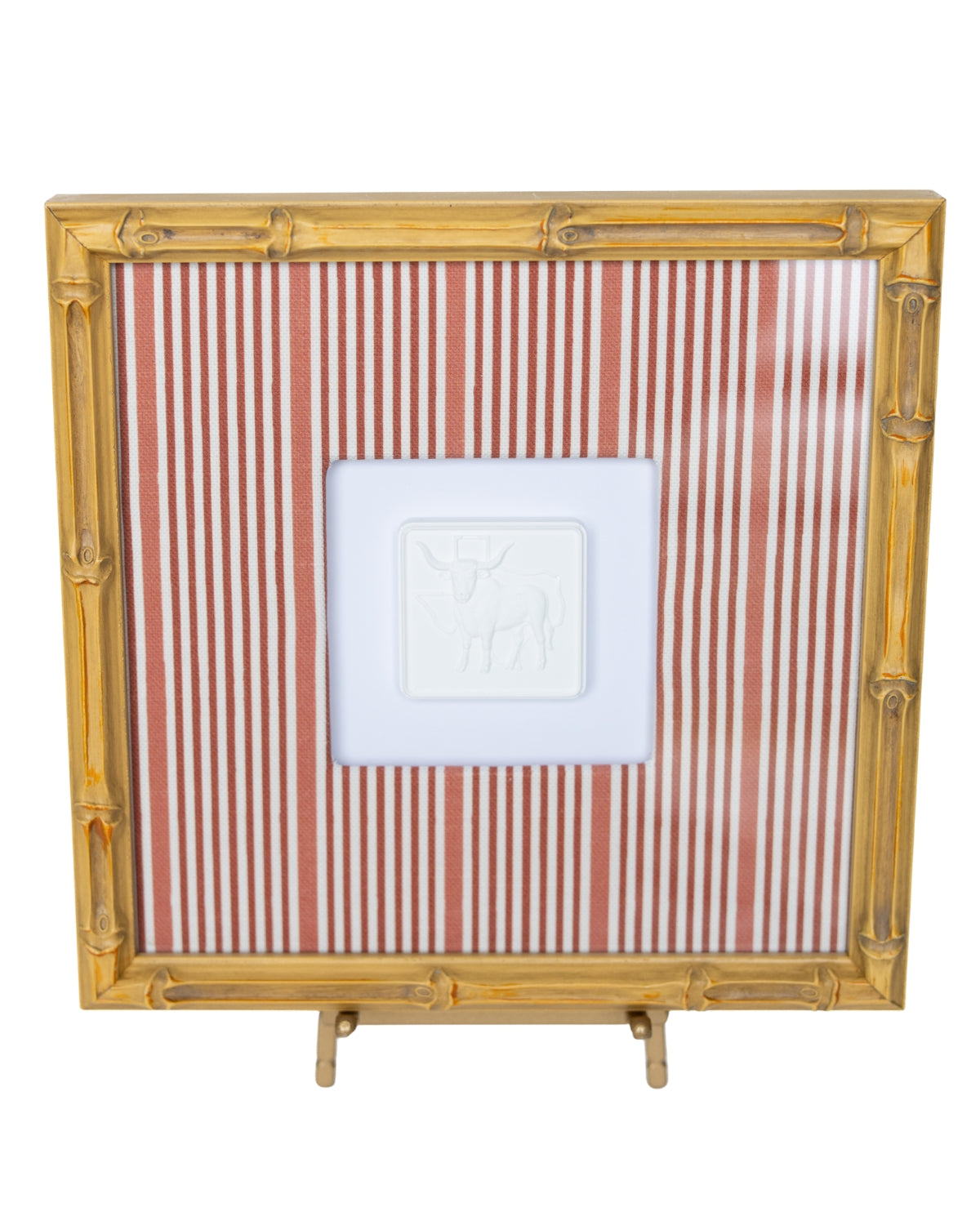 Longhorn inside Texas Intaglio