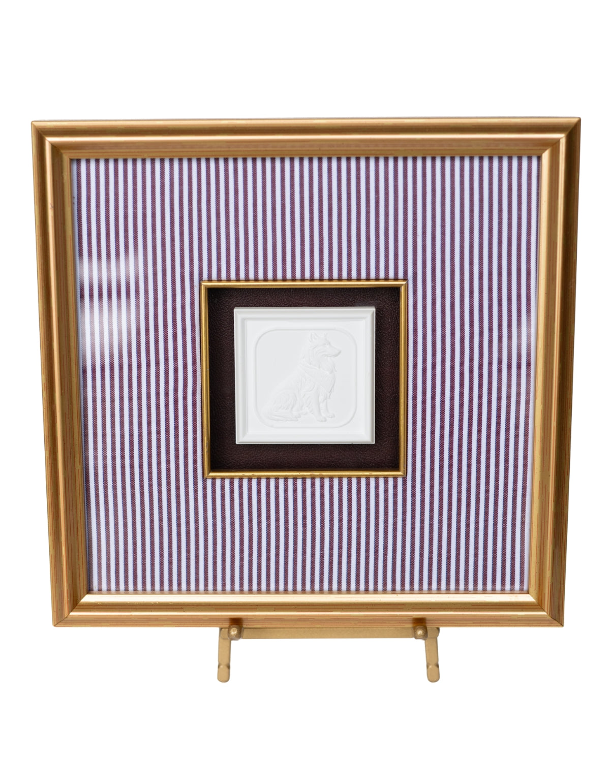 Collie with Howdy Bandana Intaglio