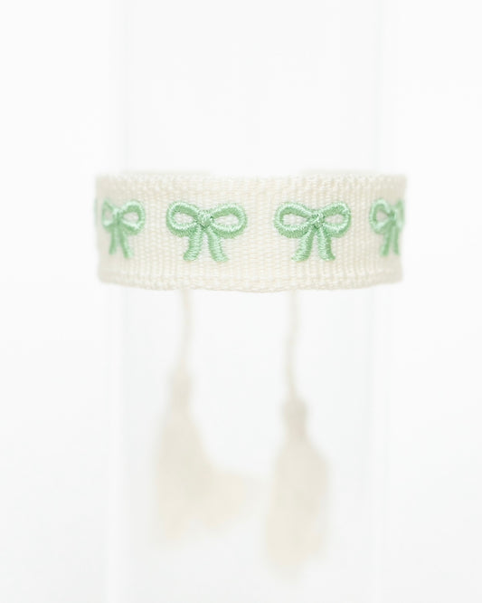 Green Bows Bracelet