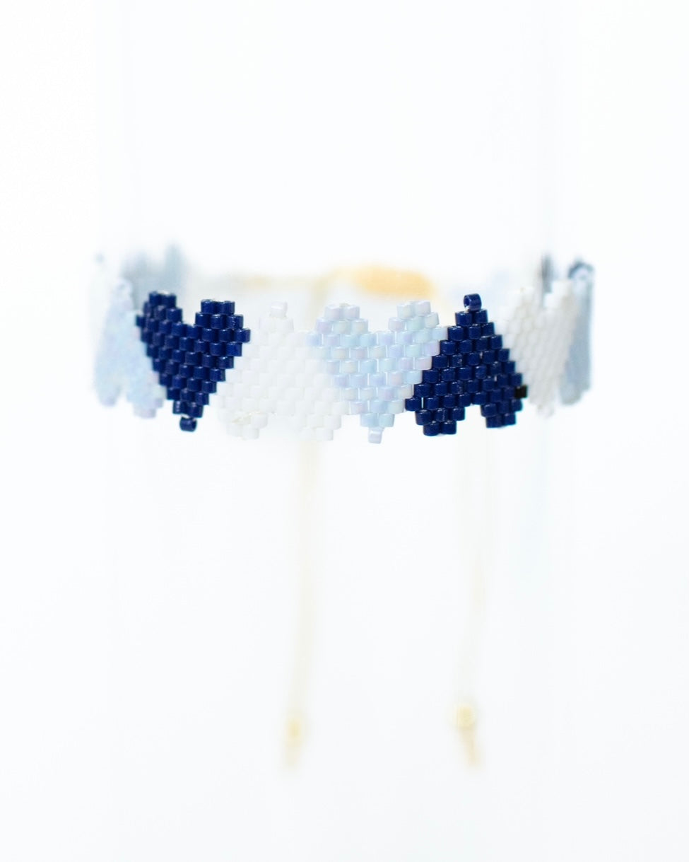 The Navy, White, and Light Blue Claire