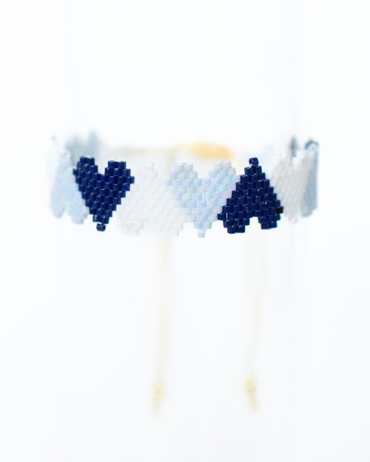 The Navy, White, and Light Blue Claire