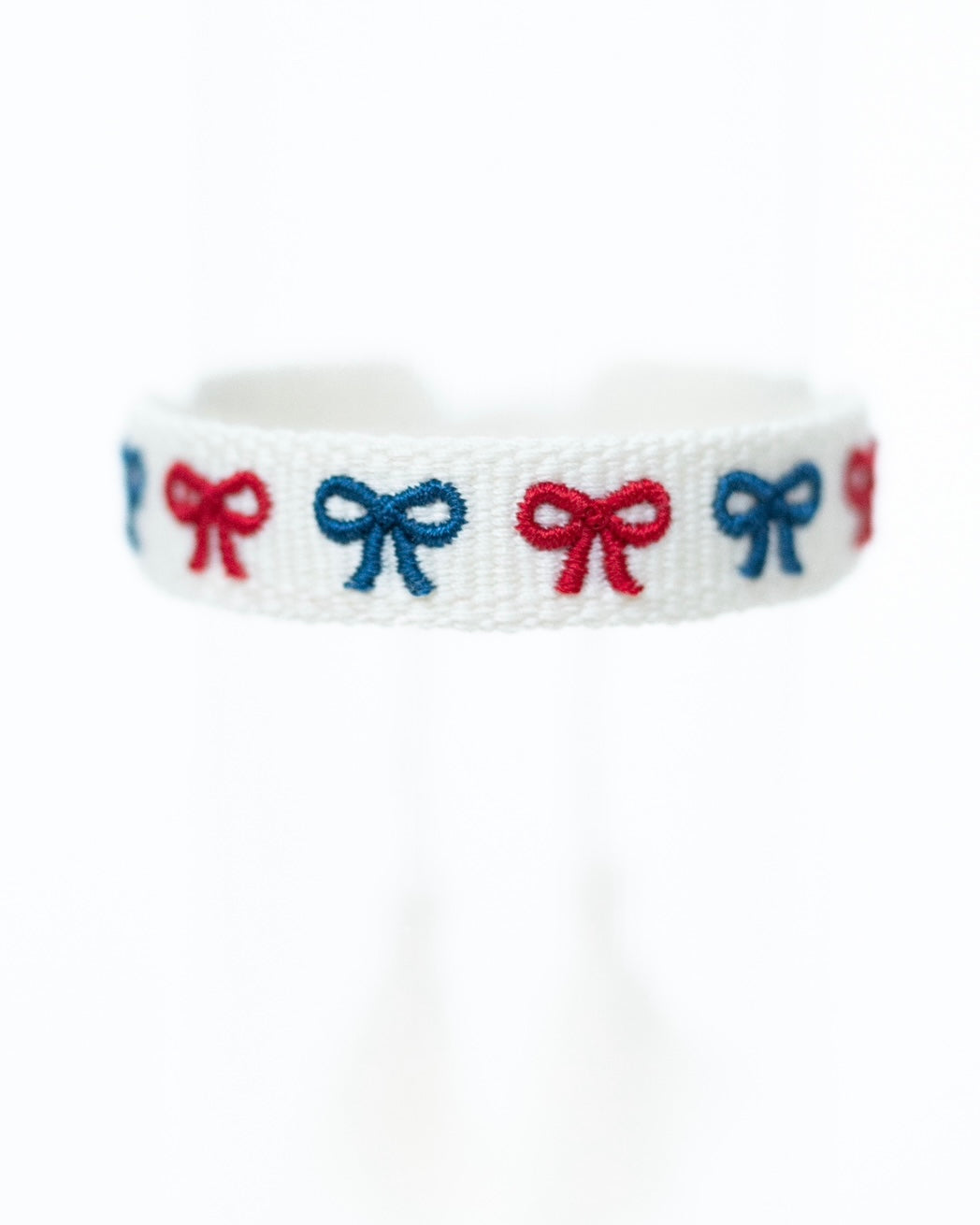 Mini Red and Navy Bows