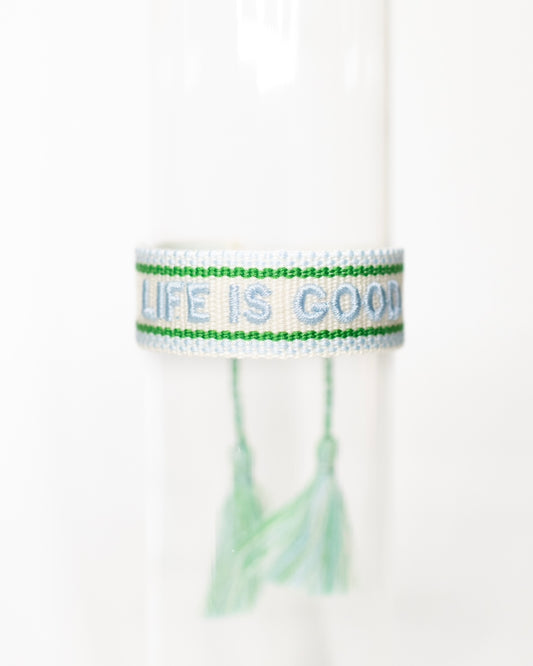 Life Is Good Tassel Bracelet