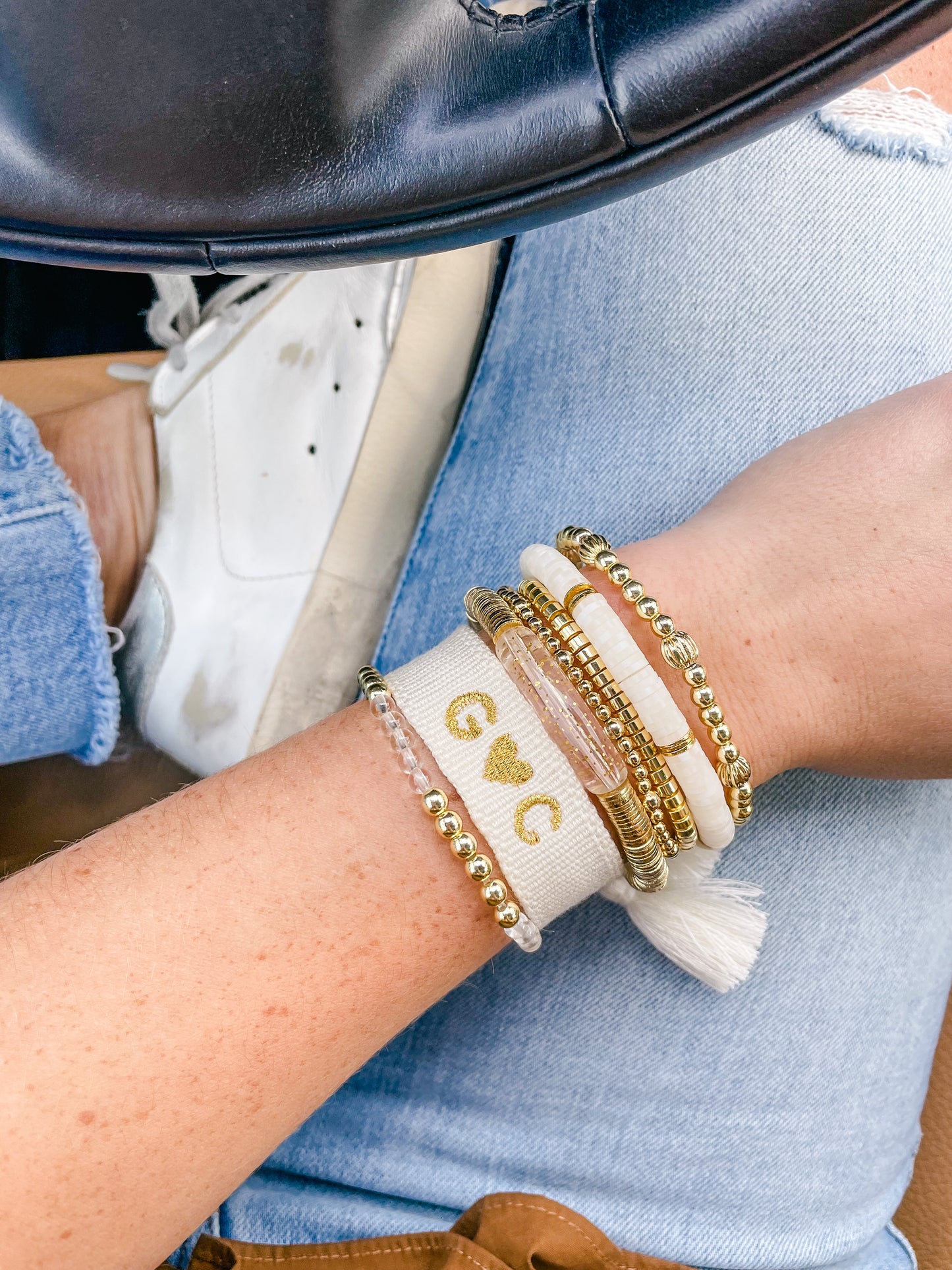 Ivory Tassel Bracelet