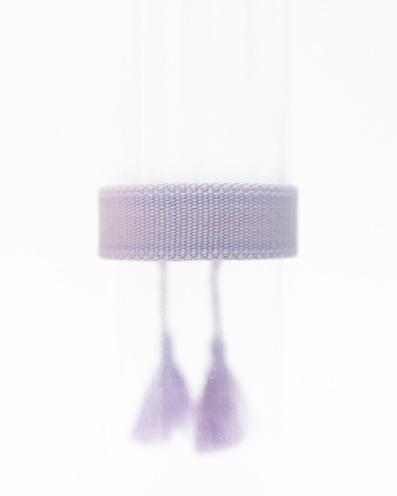 Lavender Tassel Bracelet
