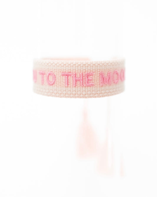 Love You To The Moon Tassel Bracelet
