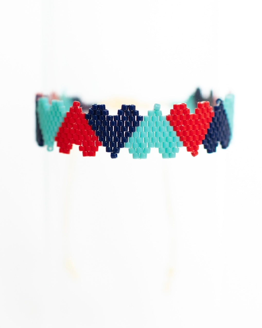 Navy, Teal, and Red Claire