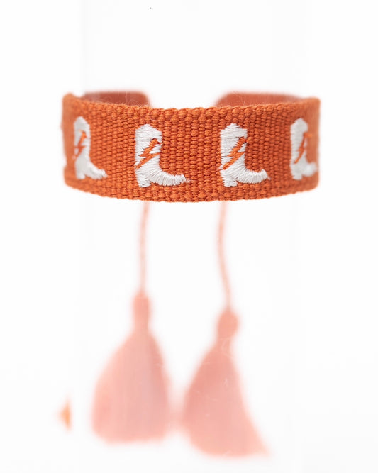 Burnt Orange Marfa Boots Bracelet