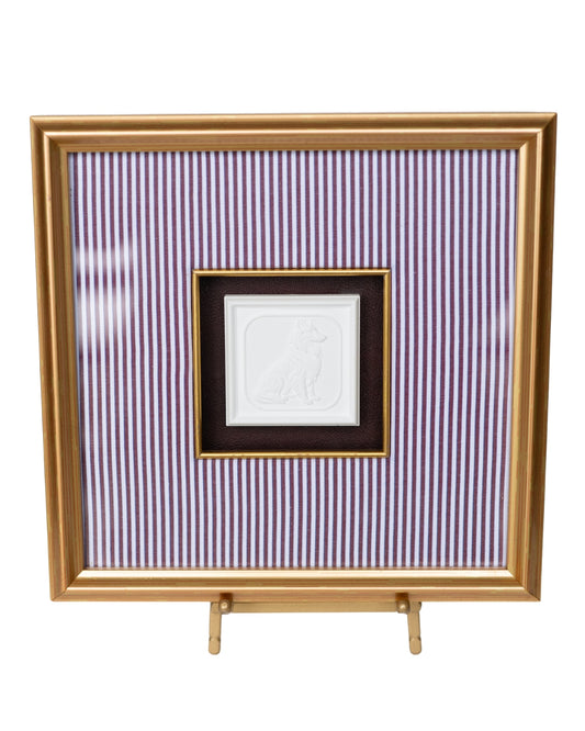 Collie with Howdy Bandana Intaglio