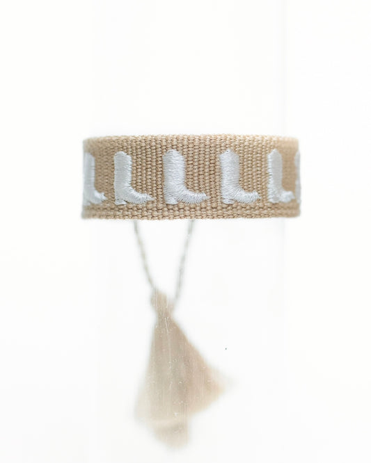 Neutral Boots Tassel Bracelet