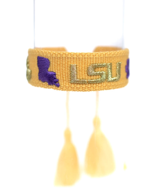 LSU Charm Bracelet