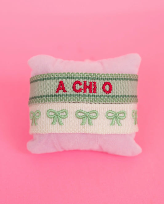 A Chi O Bow Stack