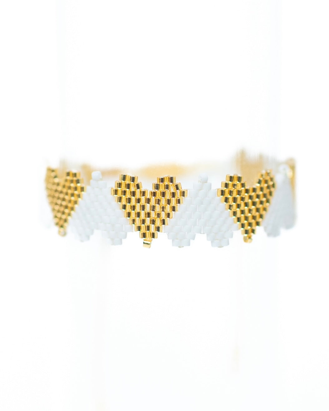White and Gold Claire Bracelet
