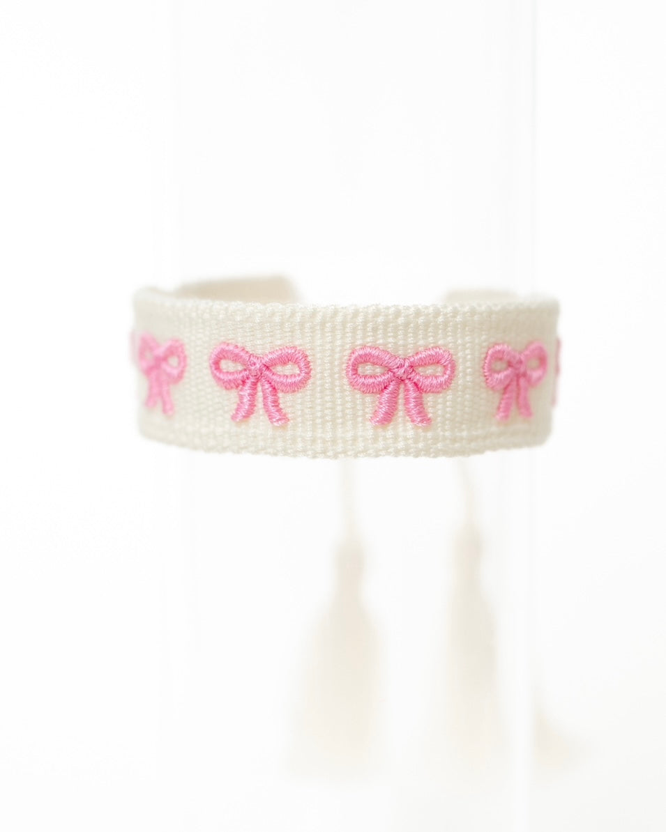 Light Pink Bows Bracelet