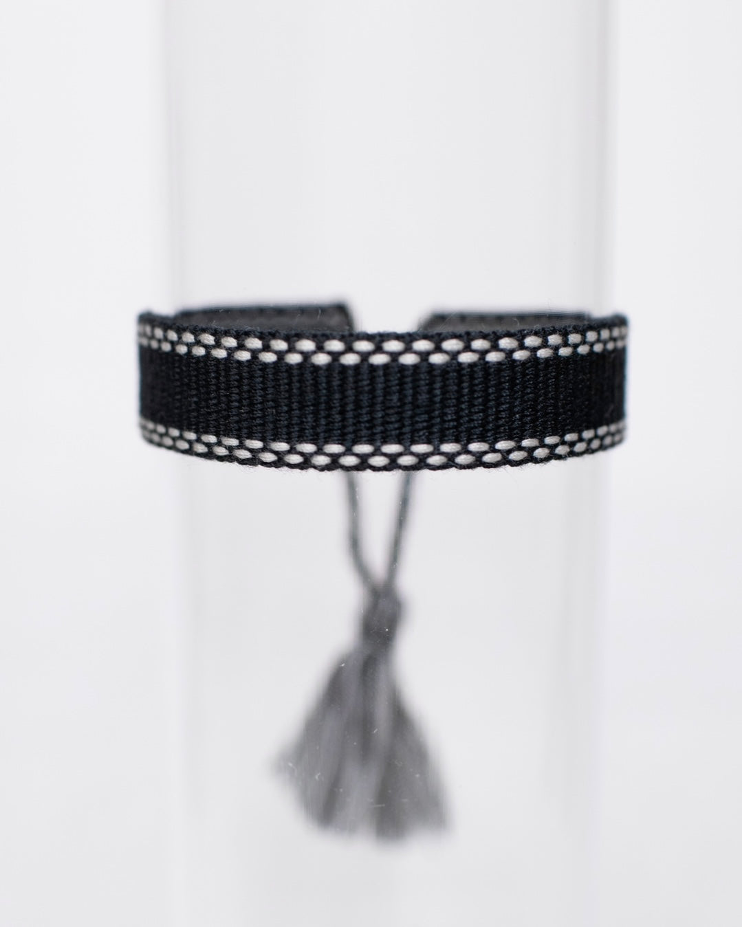 Black and White Mini Tassel Bracelet