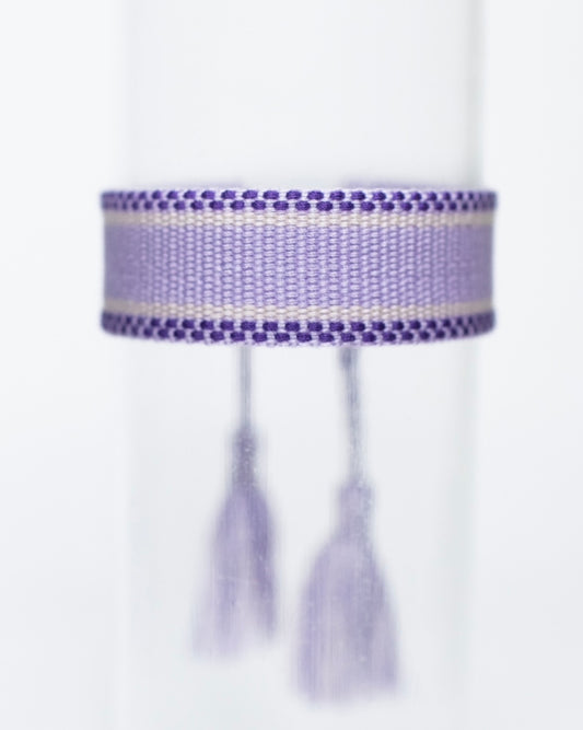 Lavender & Purple Tassel Bracelet