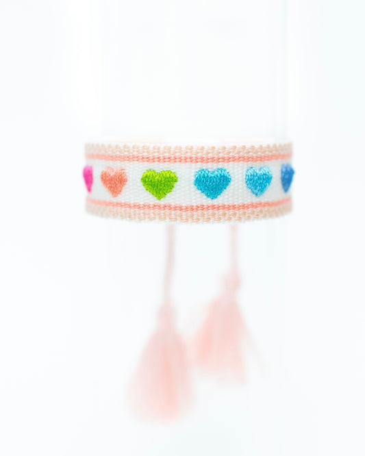 Confetti hearts bracelet
